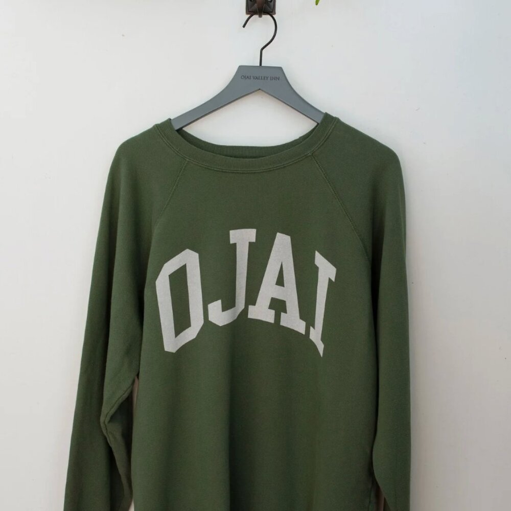Ojai Crewneck Forest Green Size Small